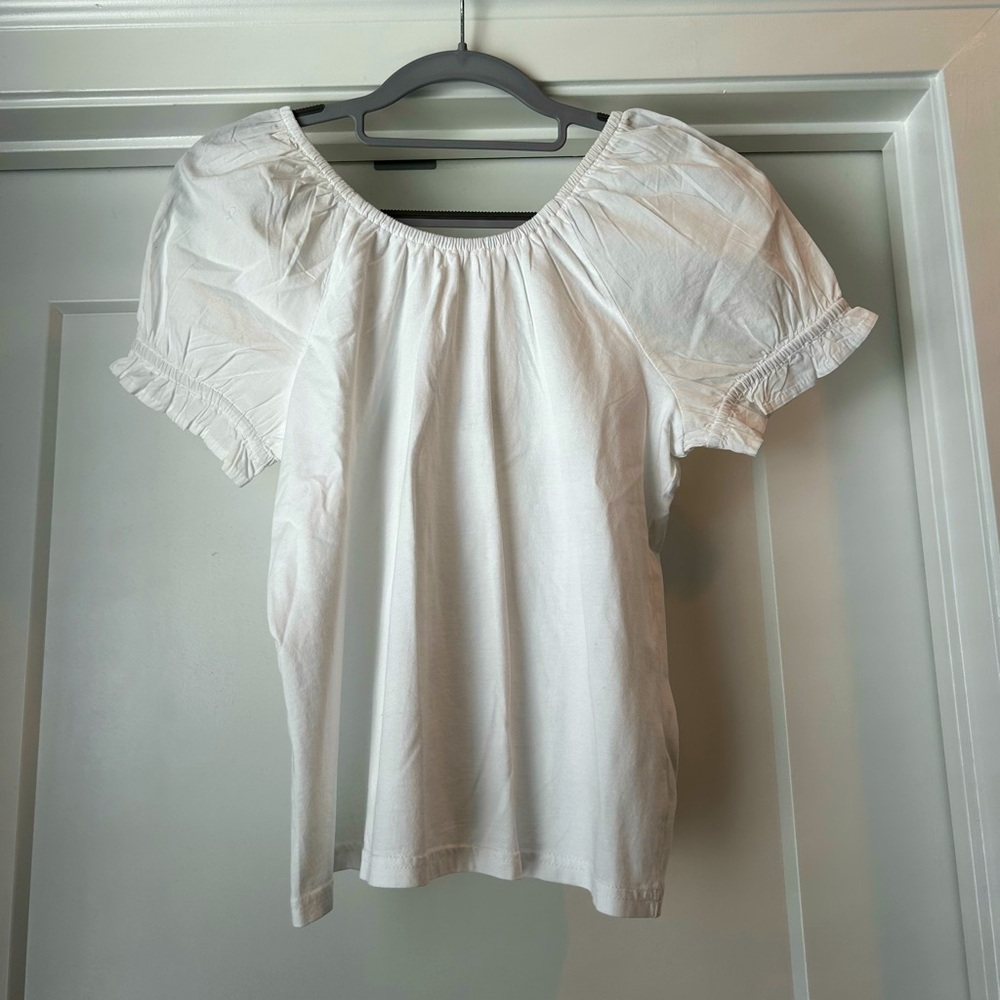 J. Crew white blouse